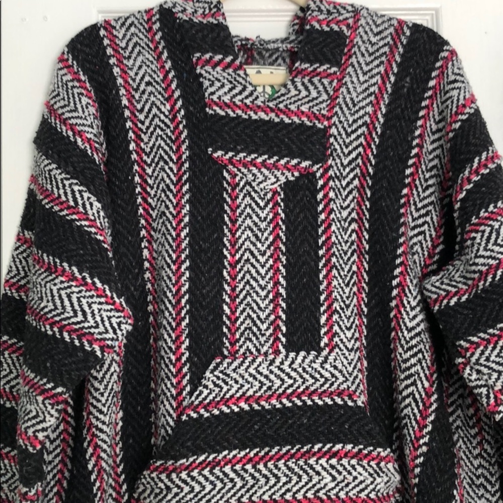 PRICE DROP 💗 Baja Joe thick cloth striped hoodie